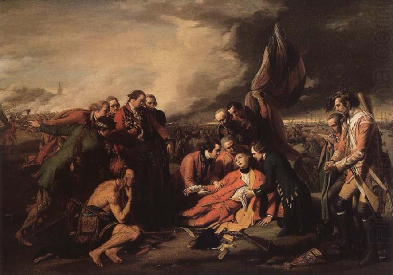 The death of general Wolf, Benjamin West